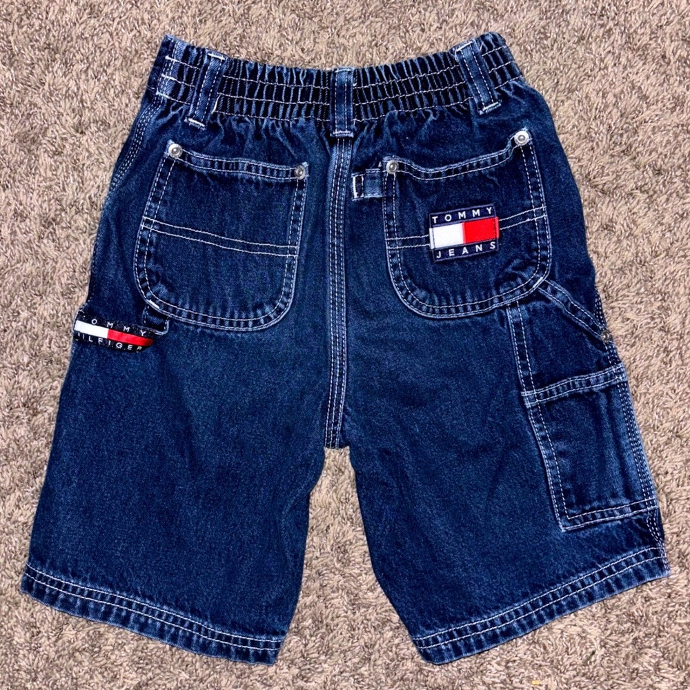 Tommy Hilfiger Kids Carpenter Denim Jorts/Shorts Blue Size 7
